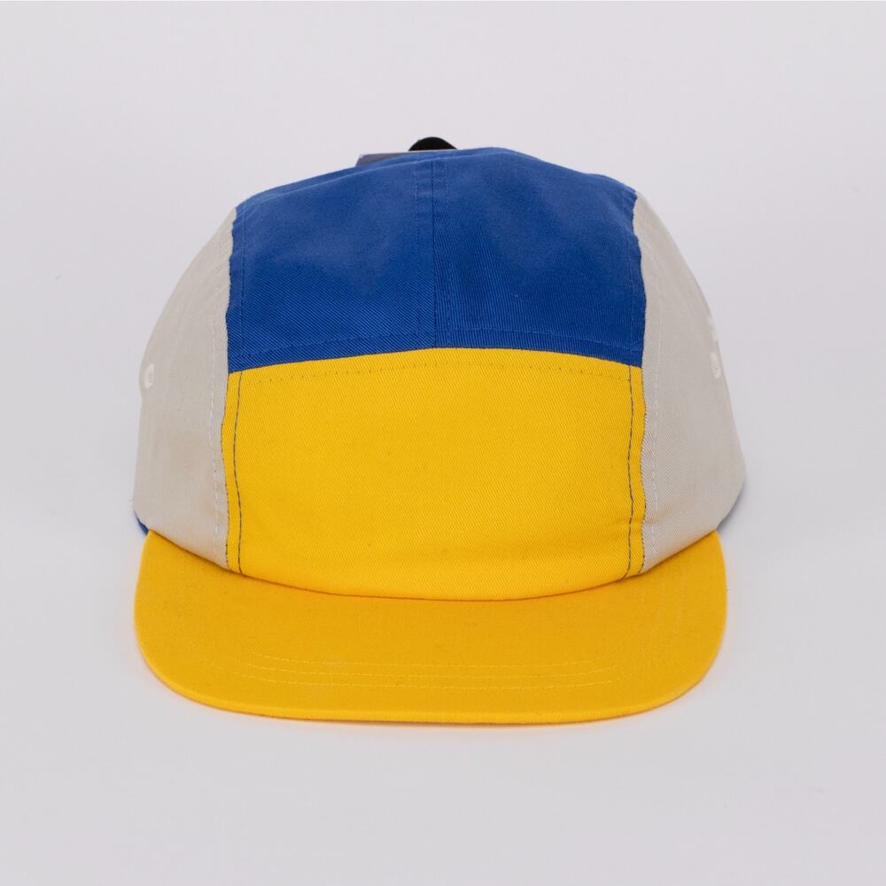 Sun + Stone Men Solid Panel Cap Yellow One Size